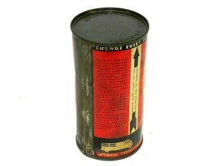 FULL Old Car Graphic 1940s Vintage KENDALL EP GEAR LUBE 1 lb Tin Oil Can 3