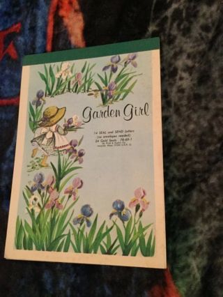 Vintage Seal And Send Letters By Pratt & Austin - Garden Girl