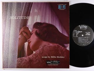Billie Holiday - Solitude Lp - Verve - Mg V - 8074 Mono Dg