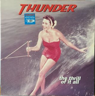 Thunder " The Thrill Of It All " Castle Rawlp 115 2xlp G/fold Ltd 1409/5000 1996