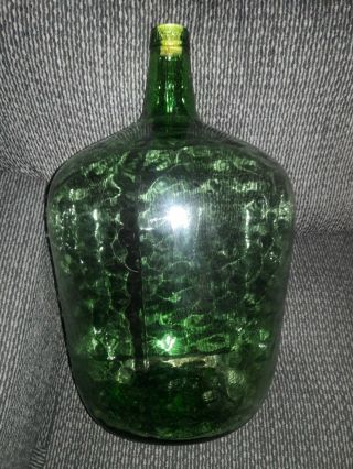Must Steal This One Viresa 25 Green Glass Demijohn Wine Bottle