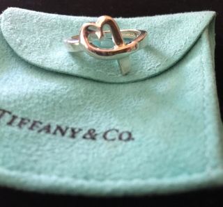 TIFFANY & CO Paloma Picasso® Loving Heart Ring UK Size P.  1/2 2