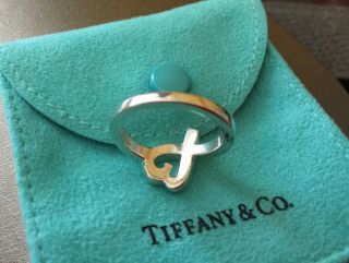 TIFFANY & CO Paloma Picasso® Loving Heart Ring UK Size P.  1/2 3