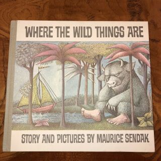 Vintage 1963 Where The Wild Things Are Book First Edition Maurice Sendak