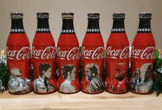 Coca Cola Turkey Star Wars The Rise Of Skywalker Empty Complete Set Of 6 Bottles
