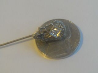 belais 14k white gold pin stick mine cut diamond.  15 art deco sapphire old 3
