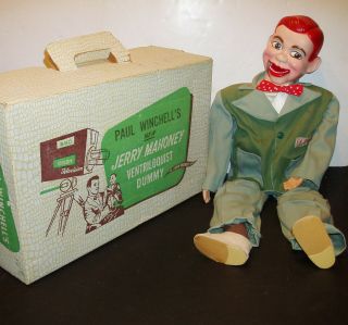 1950s Jerry Mahoney Juro Paul Winchell Ventriloquist Dummy Doll Puppet