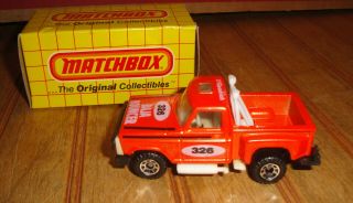 Vintage 1982 Matchbox Superfast 53 Baja Bouncer Orange Ford F - 150 Flareside Mib