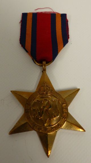 1939 - 45 Ww2 Canada Military Burma Star Medal