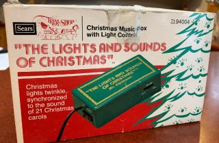 Vintage Sears Mr Christmas The Lights And Sounds Of Christmas 1981