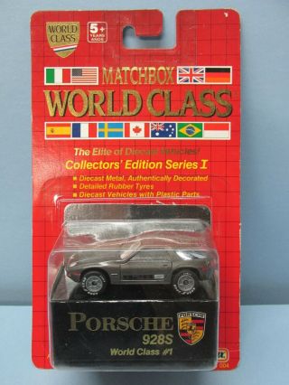 Matchbox Superfast 1 59c Porsche 944 Silver / World Class Blister