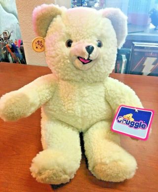 Vintage 1986 Snuggle Bear Lever Brothers Russ Barrie Plush Bear 15 "