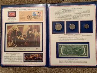 Declaration Of Independence Commemoratives By Postal Commemorative Society