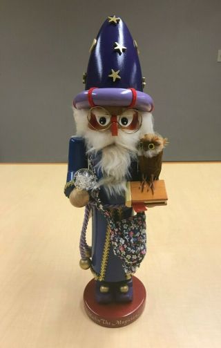 18 " Merlin The Magician Steinbach Nutcracker Limited Edition 5141 - Signed