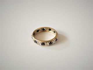Vintage 9ct Gold Ring With Stones