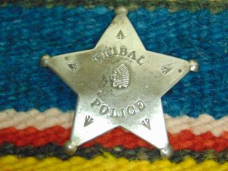 Vintage Obsolete Indian Tribal Police Badge