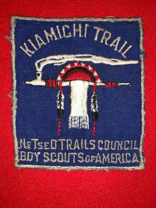 Boy Scout Patch Kiamichi Trail Netseo Trails Council