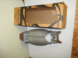 Herters Vintage Great Horned Owl Decoy