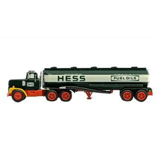 Hess Toy Fuel Oil Tanker Truck Bank,  Vintage 1984,  Box