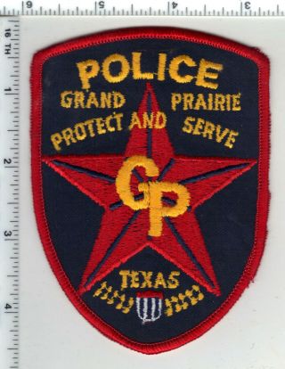Grand Prairie Police (texas) 2nd Issue Shoulder Patch