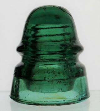 Green Cd 160 B No 32 Baby Signal Glass Insulator