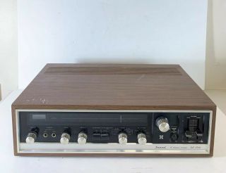 Sansui Qr - 1500 4 - Channel Receiver Am/fm Wood Tone Stereo Vintage Radio