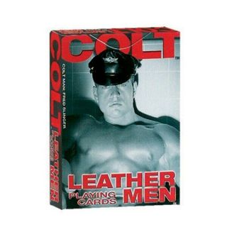 Colt Male Leather Male Playing Cards - 54 Coated Playing Cards Sexy Male Images