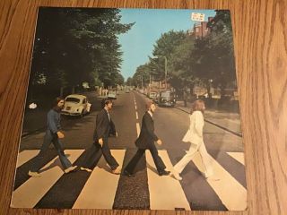 The Beatles ‘abbey Road’ 1st Press 1969 U.  K.  Lp In Very Good,