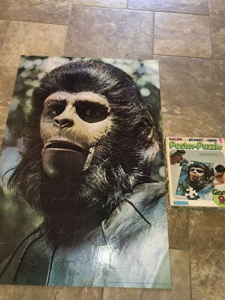 Planet Of The Apes 1974 Aurora Giant Poster Puzzle Pota Minty Complete