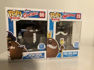 Funko Pop Ad Icon 2 - Pack King Ding Dong & Captain Cupcake (funko Shop Exclusive)