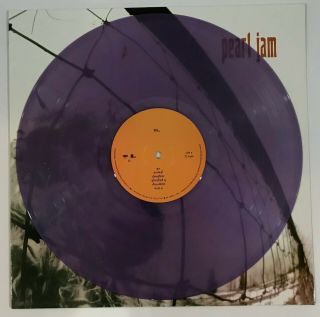 Pearl Jam Vs Purple Colored Vinyl Lp Record Ten Yield Vitalogy No Code