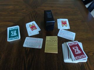 Vintage Kem Plastic Playing Cards Double 2 Decks Bakelite