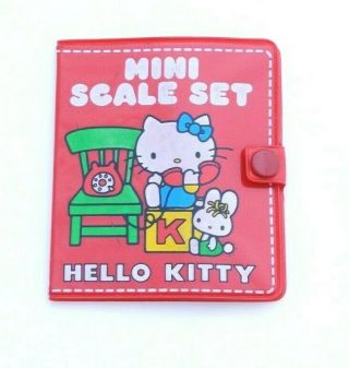 Vintage Sanrio 1976 Hello Kitty Mini Scale Pencil Set Japan