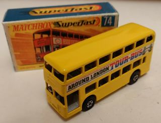 Matchbox Superfast Lesney 74 Daimler Bus Custom/crafted Box