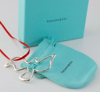 Tiffany & Co.  Sterling Paloma Picasso Dove Christmas Ornament