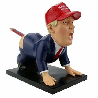 Pen Holder Funny Donald Trump White Elephant Make America Great Again Fun Gift