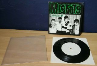 Misfits - 4 Hits From Hell (1988) 9:30 Club Live White Label 7 " Vinyl Record Ep