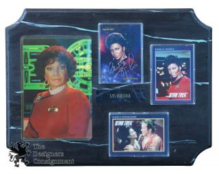 Lieutenant Uhura Nichelle Nichols Star Trek Collectors Plaque Signed