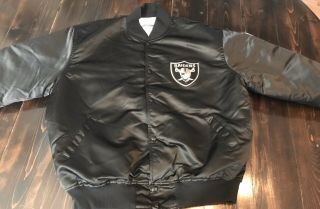 Vintage 1990s Los Angeles Raiders Starter Satin Jacket Proline Xl Nwa