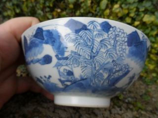 Stunning antique Chinese porcelain bowl - Kangxi 18th century with mark 3