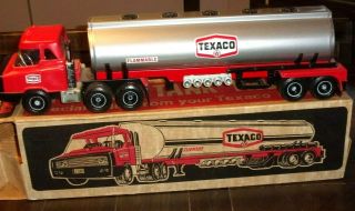 Vintage 22 " Texaco Tanker Truck By Republic Tool Dealer Promo