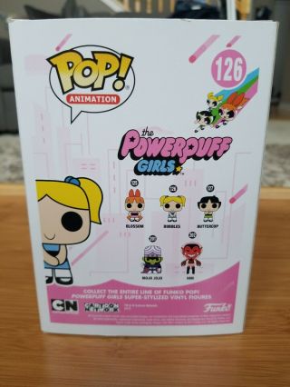 FUNKO POP 2017 ANIMATION POWERPUFF GIRLS BUBBLES 126 Vinyl Figures 3