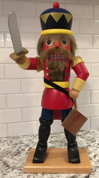 Christian Ulbricht Nutcracker Soldier - 1998 - Signed - 16 Inches Tall