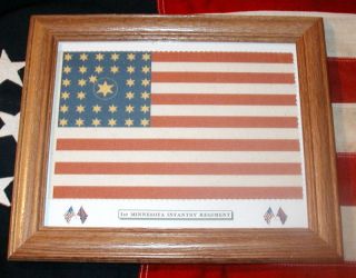 American Civil War Flag,  34 Star Flag.  1st Minnesota Infantry