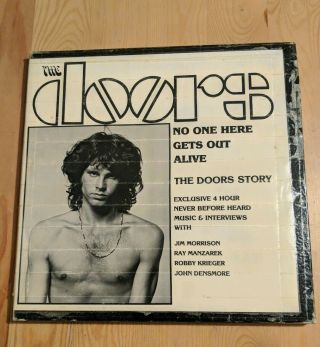 1979 The Doors Jim Morrison No One Gets Out Here Alive 4x Lps Box White Labels