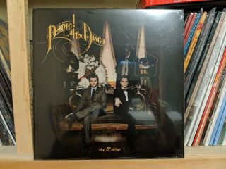 Panic At The Disco Vices & Virtues Maroon Splatter Vinyl Lp Hot Topic Oop
