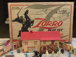 Marx Walt Disney’s Zorro Play Set Series 1000 Box 3754
