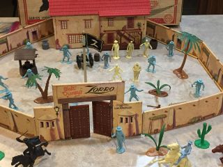 Marx Walt Disney’s Zorro Play Set Series 1000 Box 3754 2