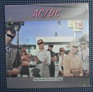 Still Ac/dc Dirty Deeds Done Dirt Orig.  1986 12 " Vinyl Record Lp