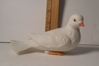 Vintage Homco Porcelain White Dove 8856 Retired